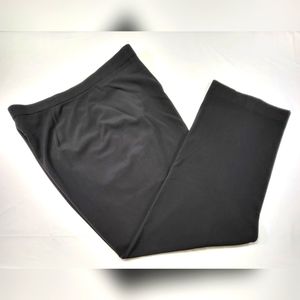 FOCUS 2000 Straight Leg Black Stretch Slacks - Size 18W